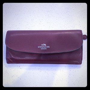 Coach Wine Colored Wallet